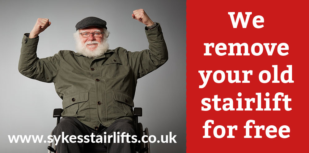 At Sykes Stairlifts, we remove your old stairlift for free