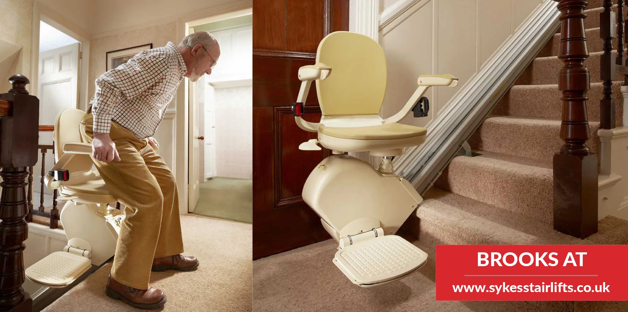 Brooks stairlifts available in Sheffield from Sykes stairlifts