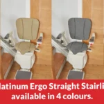 Platinum Ergo Straight stairlift in Sheffield at Sykes Stairlifts
