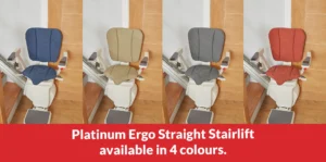Platinum Ergo Straight stairlift in Sheffield at Sykes Stairlifts